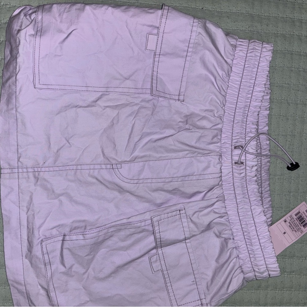 Stylish White Drawstring Shorts